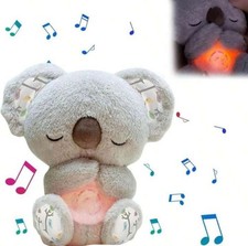 Atmendes Kuscheltier Koala/Otter – Schlafhilfe Plüsch für Kinder