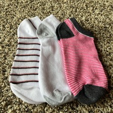 Women's Decorative Socks No Show Set of Three Brand New