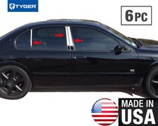 Tyger For 95-99 Nissan Maxima 6pc Stainless Steel Chrome Pillar Post Trim