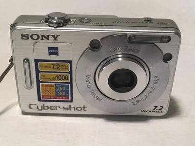 Sony Cyber-shot DSC-W70 7.2MP Digital Camera Silver Lens Issue
