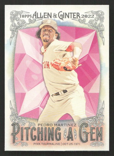 Pedro Martinez #PAG-20 2022 Topps Allen & Ginter Pitching a Gem card