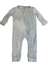 Kyte Baby 0-3 Months Zip Up White Footless Pajamas