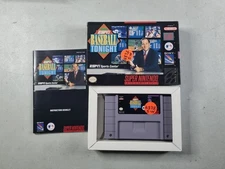 ESPN Baseball Tonight Super Nintendo Entertainment System SNES Complete in Box