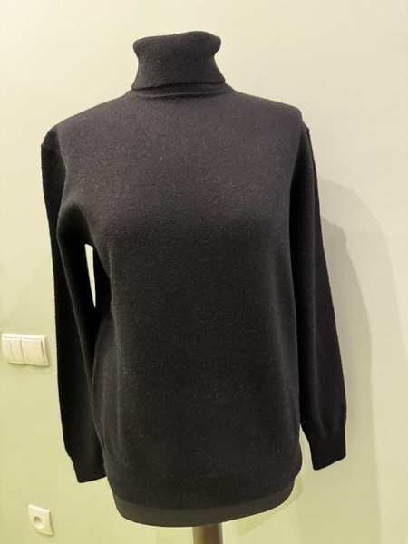Women Boggi Milano Sweater Black Wool 40 / L / 48