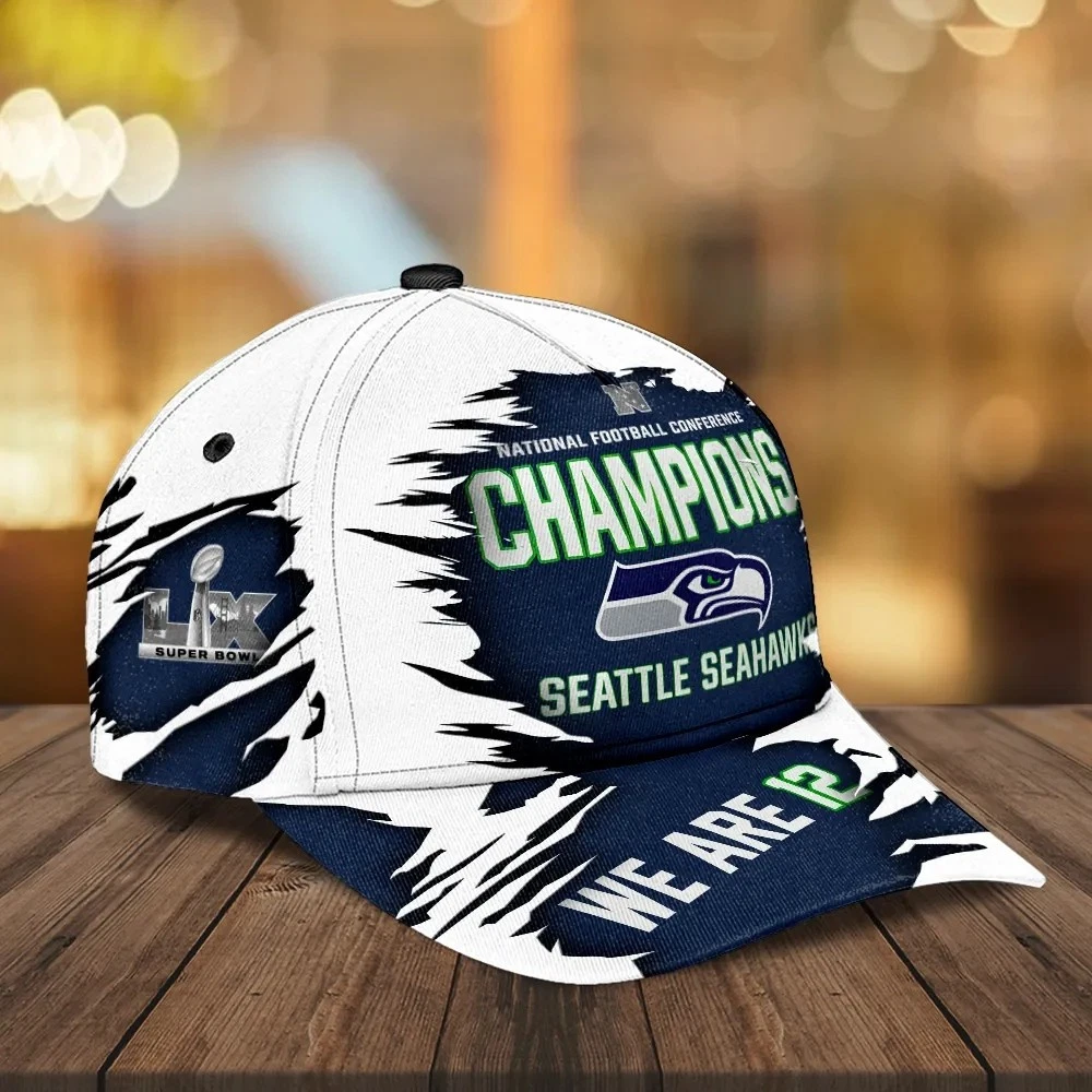 Seahawks 2025 Champions Classic Cap