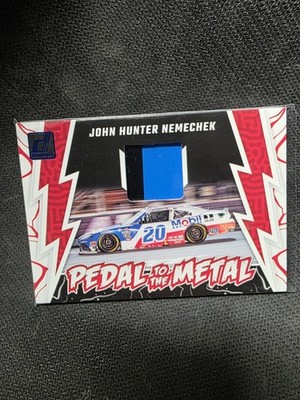 2024 Panini Donruss John Hunter Nemechek Pedal To The Metal 2 Color Patch