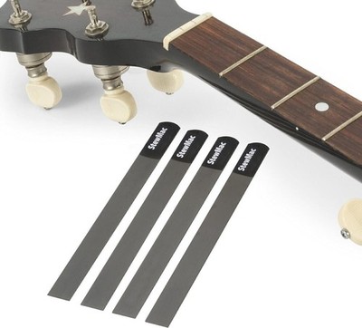 StewMac Gauged Nut Slotting File Set for Banjo, for Light Strings - Set of 4