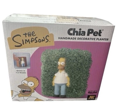 Homer Simpson Chia Pet   New   2024   The Simpsons Hedge
