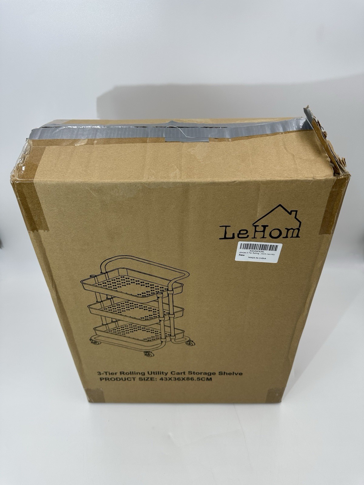 New Utility Cart Le Hom Rolling Storage Rack Furniture Stand