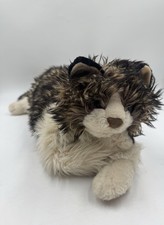 Folkmanis Ragdoll Cat Hand Puppet Brown White Fur Realistic 28" long