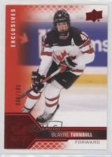 2022 Team Canada Juniors Women's WC UD Exclusives 60/100 Blayre Turnbull #61 sq1