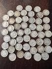 1946 ROOSEVELT DIMES - TEN CENTS - LOT OF 50 - ROLL - SILVER