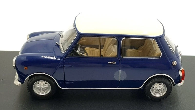 Mitica 1/18 Scale 205004-D - 1968 Innocenti Mini Cooper MK2 - Blue/Cream - Image 4 of 4