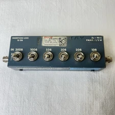 Kay Electric Model 22 - GEBM Attenuator Insertion Loss 10 dB Made In USA