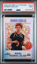 HANNAH HIDALGO ROOKIE RARE SI FOR KIDS 2025 Leaf Metal WNBA /172 MINT PSA 9