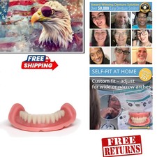 Quality Acrylic Functional Denture - Easily Adjusts for Narrow or Wide Arches