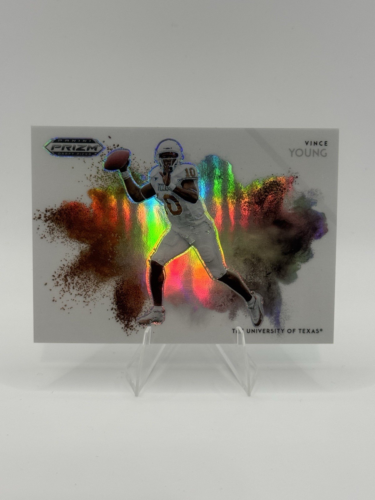 Vince Young 2023 Prizm Draft Picks Color Blast #CB-12 SSP Rare Texas Longhorns