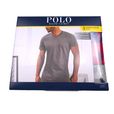 Polo Ralph Lauren 3-Pack Classic Cotton Crewneck T-Shirt Tee Mens Size Medium