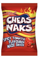 Willards Cheas Naks Spicy Tomato Flavoured Maize Snack
