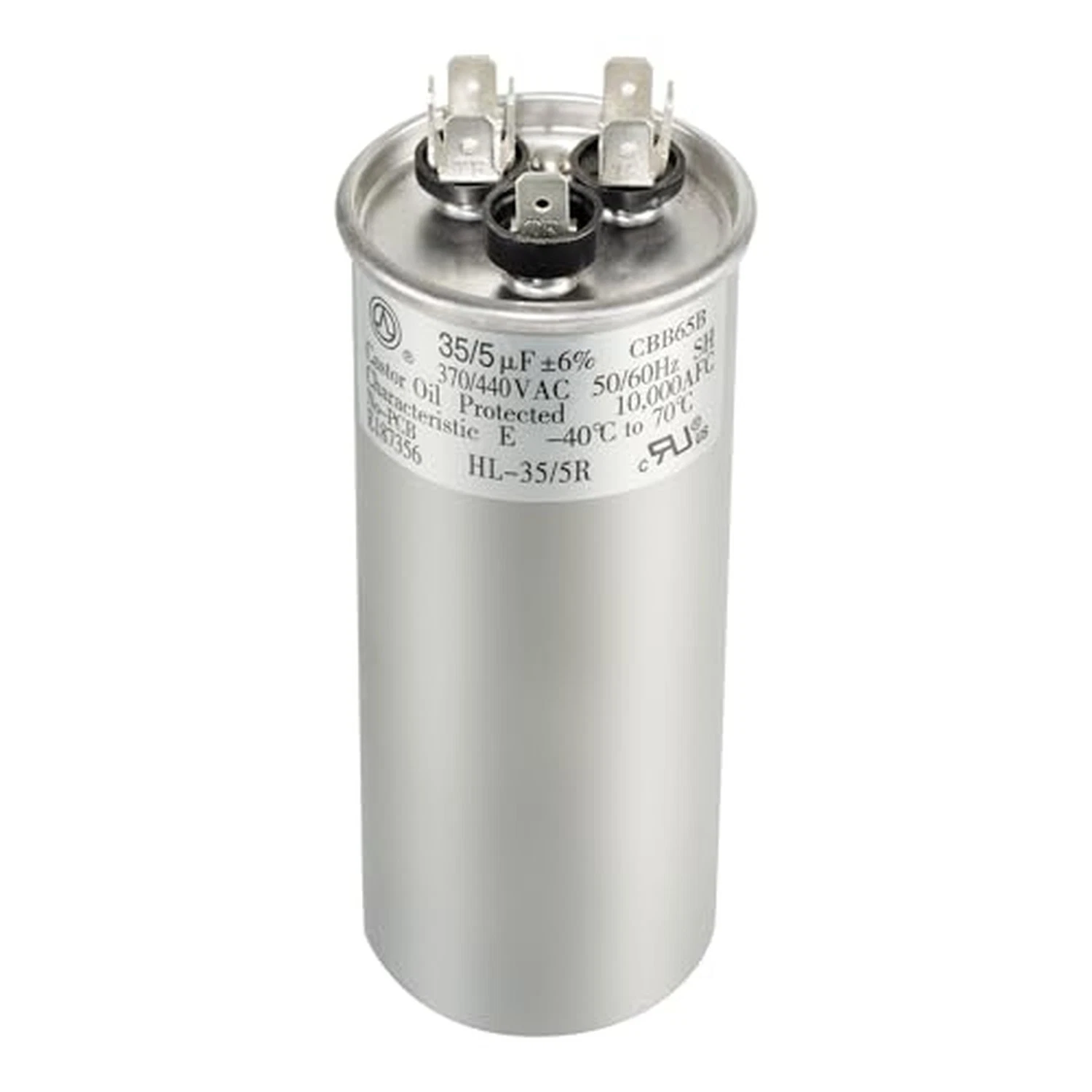 35+5 uF 35/5 MFD ±6% 370V/440VAC CBB65 Dual Run Circular Start Capacitor fo