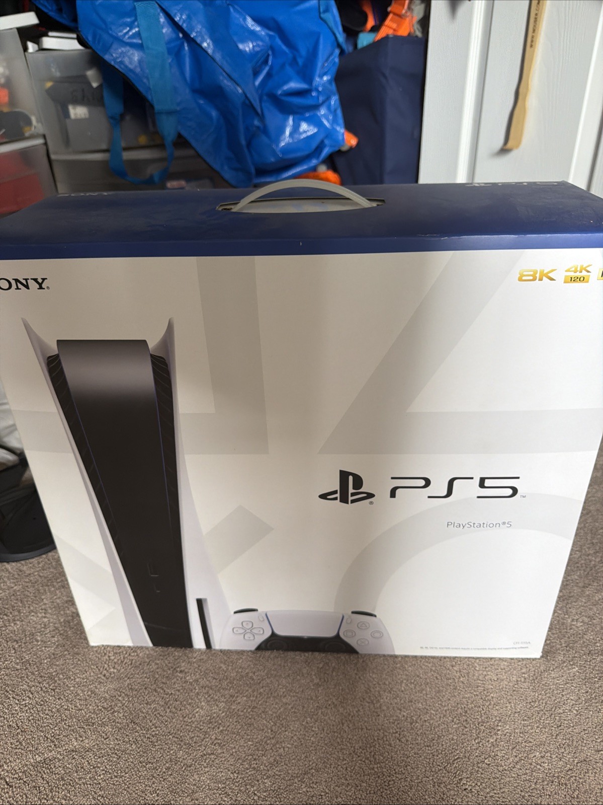 Sony PlayStation 5 (PS5) Console. Disc Version; Box; Cables; Stand +