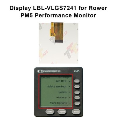 Display LBL-VLGS7241 für Rower PM5 Performance Monitor