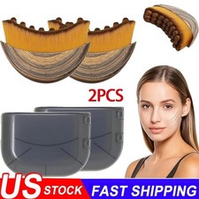 2PCS Lymphatic Drainage Massage Face Contour Brush Dry Brushing Face Brush US