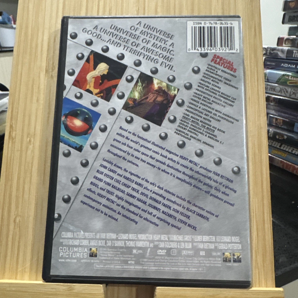 HEAVY METAL (1981) Collector's Series (John Candy Eugene Levy) Region 1 NTSC - Image 2 of 3