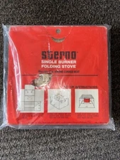 Vintage Sterno Aluminum Folding Single Burner Stove Camping Backpacking NEW (51)