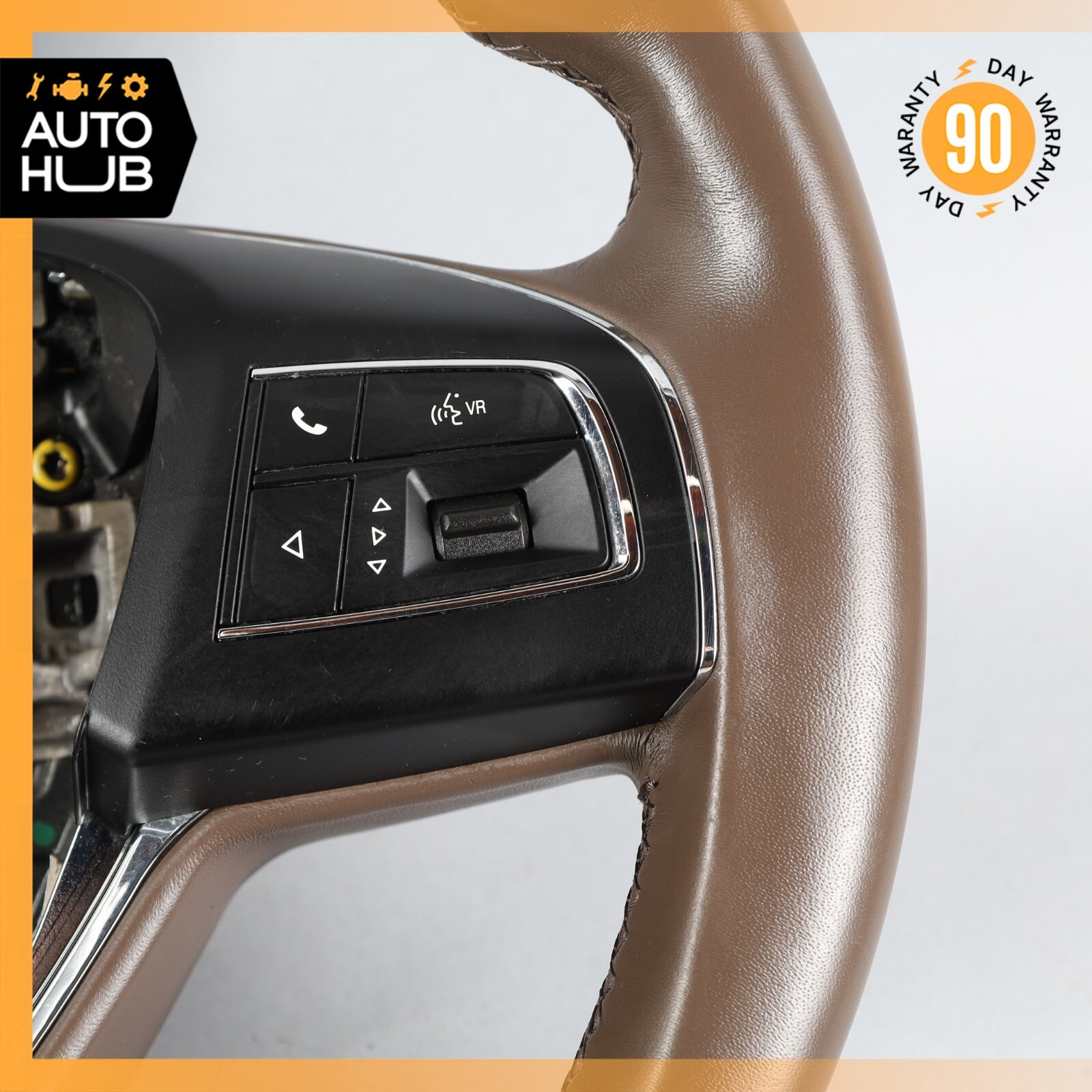 14-20 Maserati Quattroporte M156 Ghibli M157 Steering Wheel Brown OEM 48k