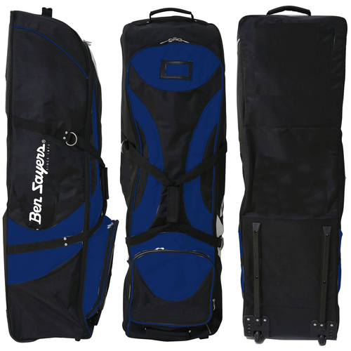 BEN SAYERS PREMIUM X-LARGE WHEELED PADDED GOLF TRAVEL COVER / GOLF FLIGHT BAG - Picture 1 of 5