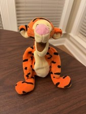 Vintage Disney Tigger Winnie the Pooh Stuffed Animal Bean Bag Plush 9 Toy