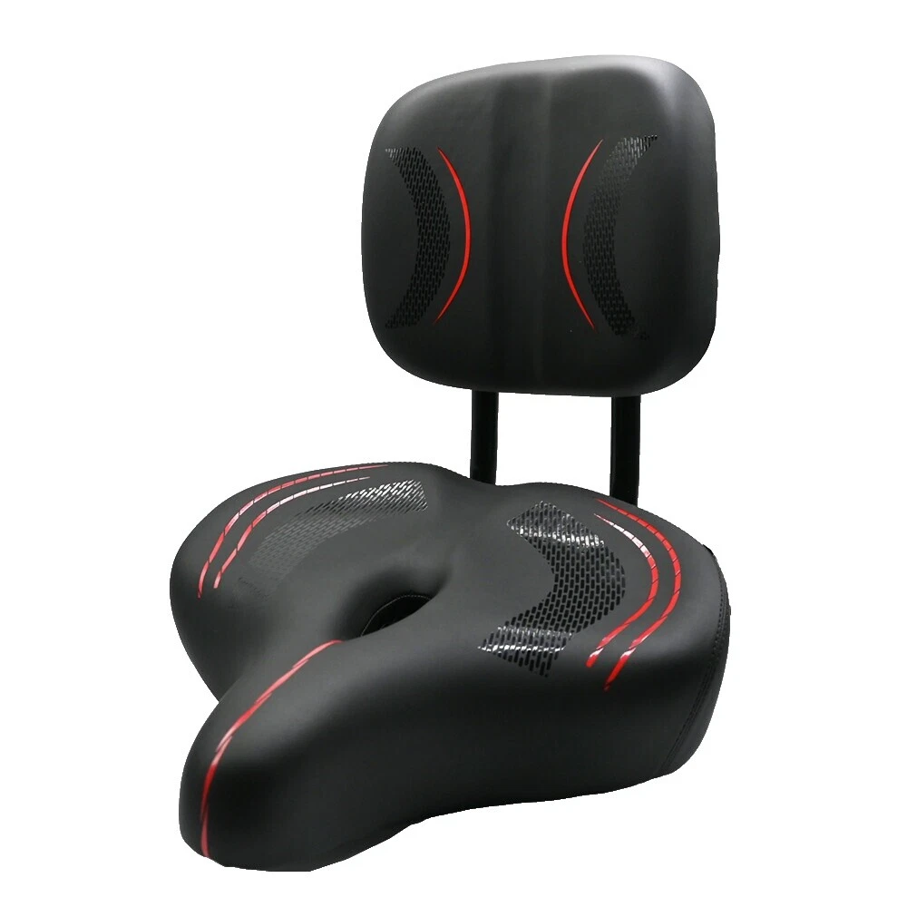 Black Leather Bicycle Saddles & Seats