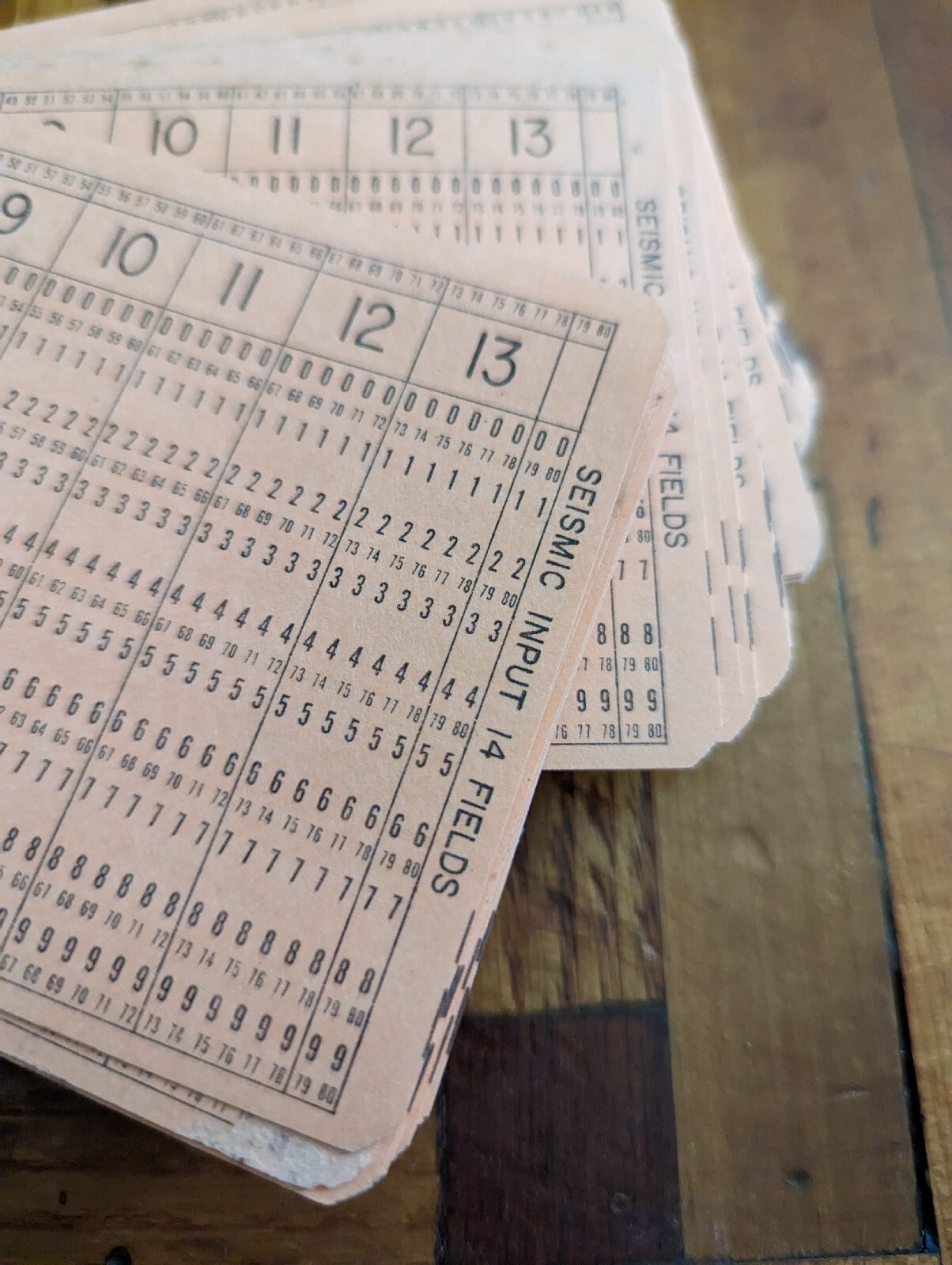 Fortran Computer Cards 1 Super RARE IBM Punch Card From GULF Oil! Vintage Computer Fortran ...