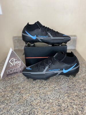 Nike Phantom GT2 Elite DF FG Soccer Cleats Black  Mens Size 5 / Womens Size 6.5