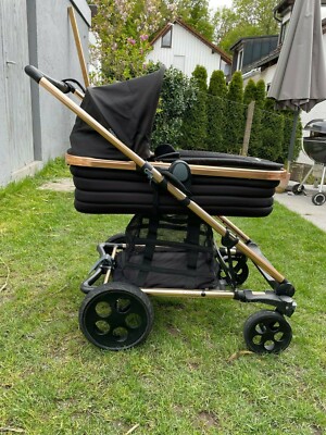 Kinderwagen Seed Papilio Kupfer / Leder schwarz (2017) - passt in Smart+ Fiat500 | eBay.de