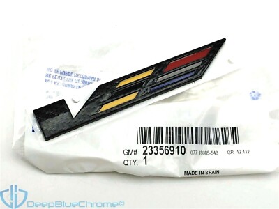 OEM 23356910 V Series Trunk Lid Emblem Logo Direct Fit for 16-17 Cadillac CTS-V OEM 23356910 V Series Trunk Lid Emblem Logo Direct Fit for 16-17 Cadillac CTS-V
