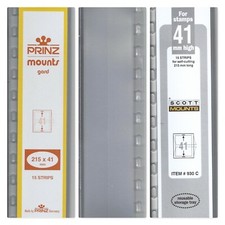 15 Prinz/Scott CLEAR Mounts 215 x 41 FREE U.S. Shipping w/$60 Order