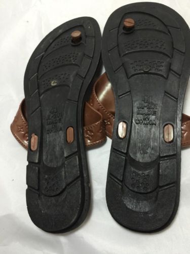 Brand New Women Maroon & Brown Flip Flops Sandals - Bild 4 von 9