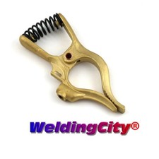 WeldingCity 500A Arc Welding Tweco-type Crocodile Ground Clamp Brass US Seller
