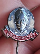 STOJAN KOMLJENOVIC COKA - WWII Partisan fighter & national hero  pin badge