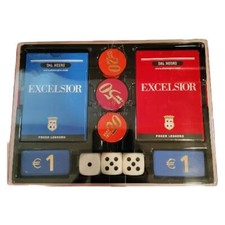 DAL NEGRO POKER FAMILY ART 103 - SET DA POKER - CARTE DA GIOCO + DADI + FICHES