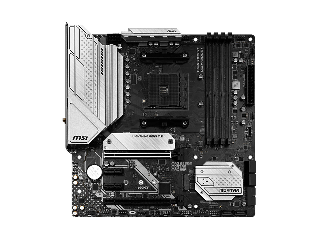 MSI MAG B550M MORTAR MAX DDR4 WIFI Support r7 5800x 3d AMD Ryzen 