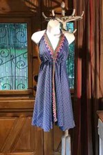 Wholesale Lot of Vintage Recycle Sari Silk Maxi Beach Sundress Boho Gypsy Dress