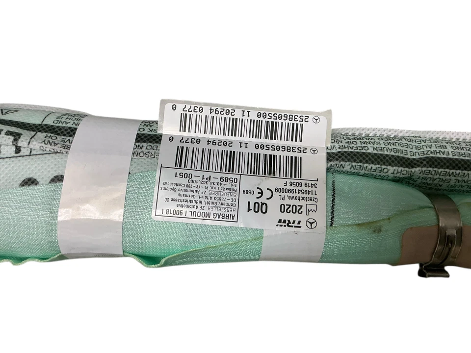 Mercedes-Benz GLC63 AMG S 2018 19 20 2021 techo lateral izquierdo airbag 253-860-55-00 Foto 4 de 4