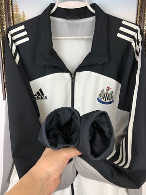 Vintage Adidas Newcastle United Football Jacket Soccer Track Top