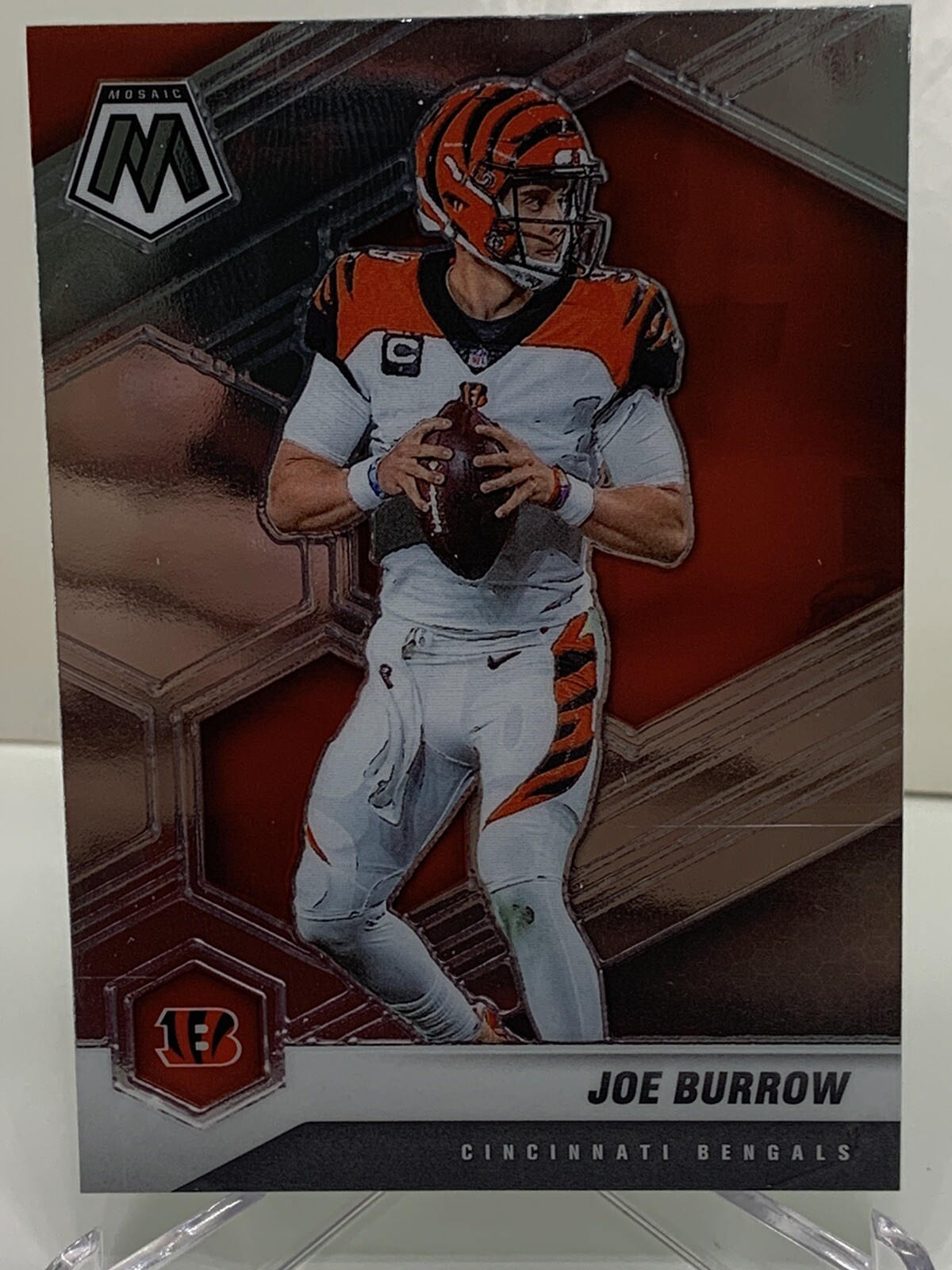 2021 mosaic joe burrow 47 silver