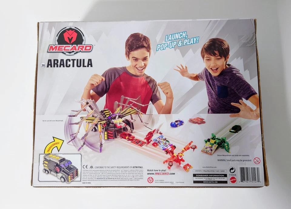 Mecard Mega Aractula Action Battle Game Toy - New Sealed - Image 2 of 4