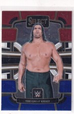 2024 Panini Select WWE #51 The Great Khali Red and Blue