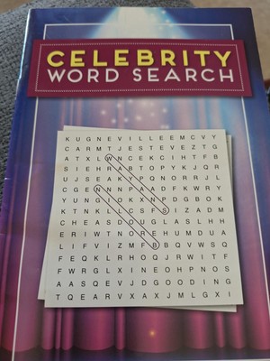 Celebrity Word Search by Pil Publications Intl. Ltd. ~ Brand New